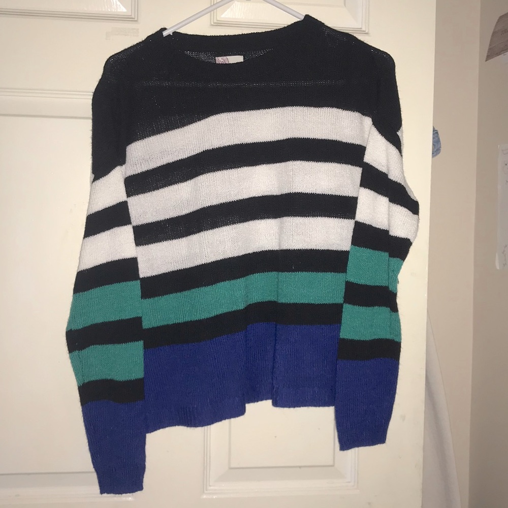 Lightweight Striped SO Summer Sweater